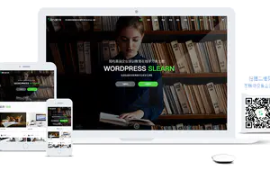 优秀企业主题WordPress在线学习主题Slearn 教育培训课程商城企业模板
